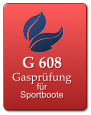 G 608 Gaspr�fung  f�r Sportboote